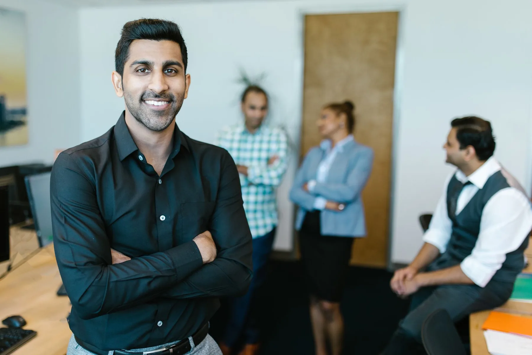 A business consultant in the office